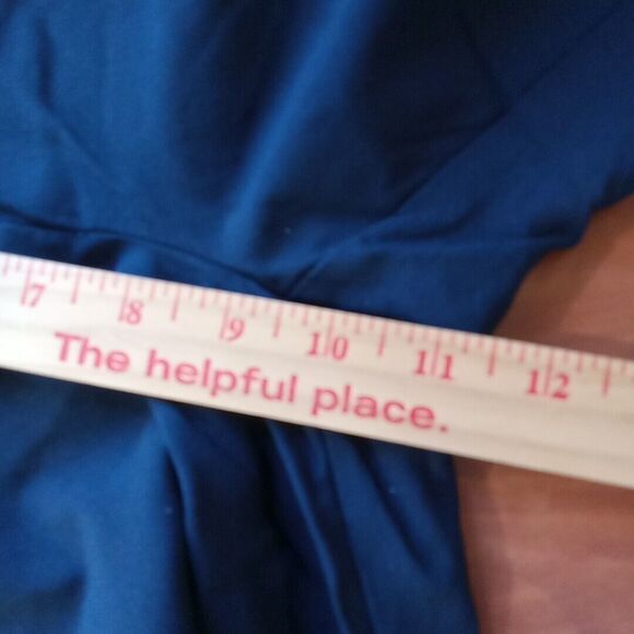 Mario Serrani Italy Dress Pants Women's Size 10 Dark Blue Faux Pockets Cropped - Picture 13 of 16